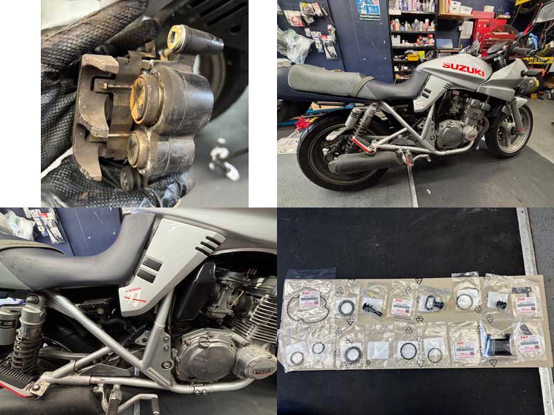 前後ブレーキの引きずり